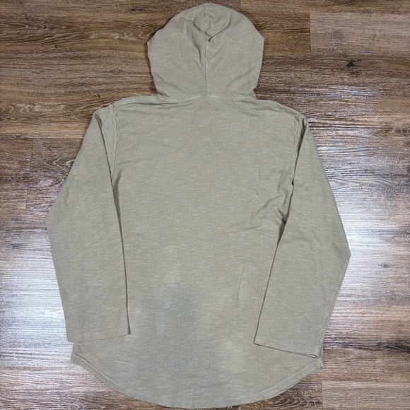 GOODLIFE Hoodie Men XL Beige Long Sleeve Casual Made In USA‎ Lightweight Minimal - Picture 5 of 7